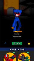 Huggy Wuggy Playtime FNF Mod الملصق