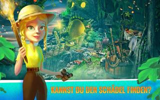 Geheimnis Insel Wimmelbildspiel in deutsch Plakat