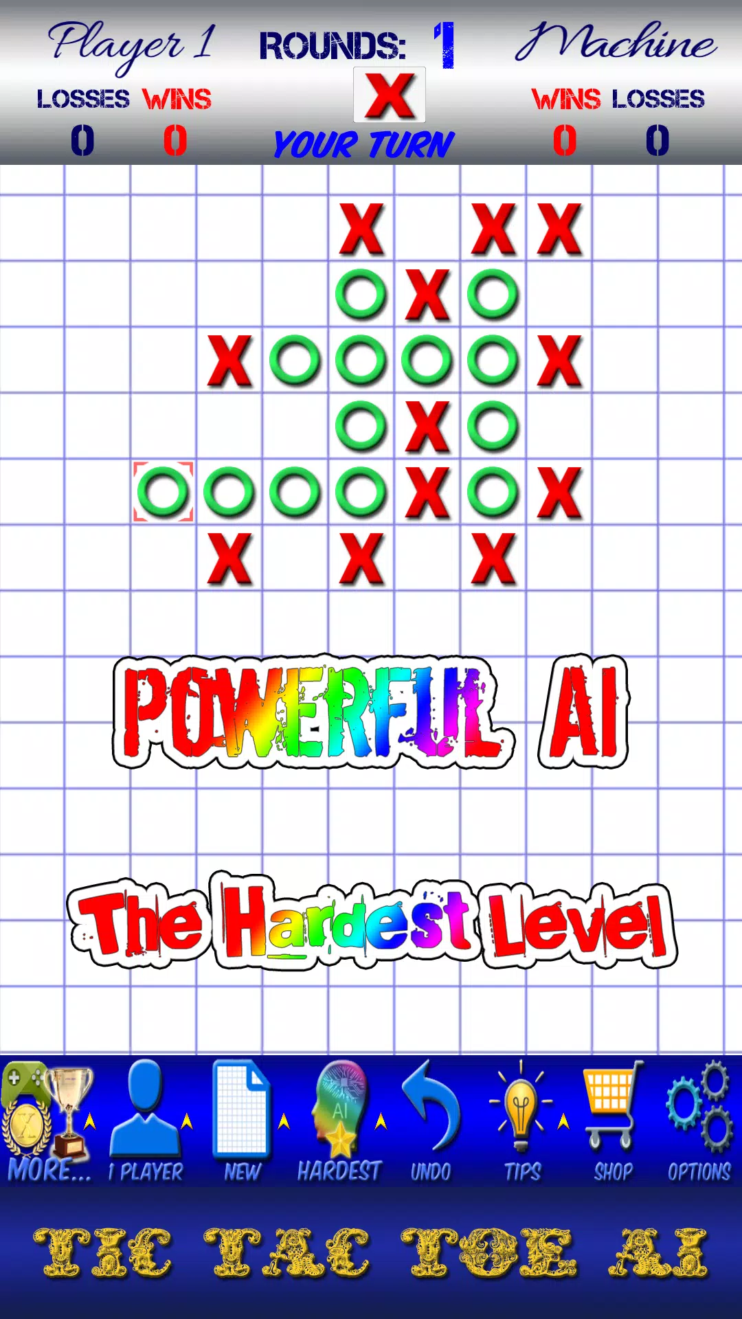 Tic Tac Toe AI - 5 in a row on the App Store