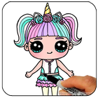 Icona lol dolls Coloring