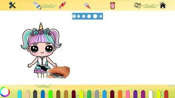 lol dolls Coloring poster