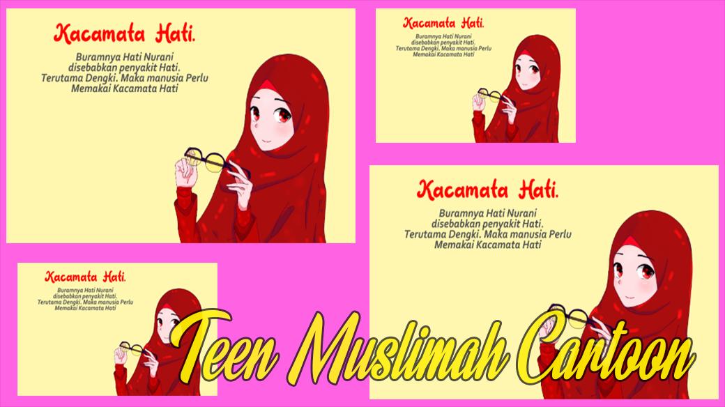 33 Gambar Kartun Remaja  Muslim Gambar Kartun