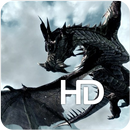 Dragon Noir Fond d'écran HD APK