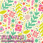 Flower Pattern Colorful Wallpaper icon