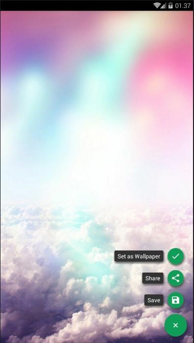 Android 用の ふわふわ雲の壁紙 Apk をダウンロード