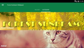 Обои для рабочего стола Sunbeam Forest скриншот 2