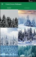 Snowy Forest Wallpaper اسکرین شاٹ 1