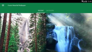 Waterfall Forest Wallpaper اسکرین شاٹ 3