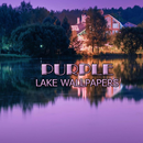 Papier peint lac violet APK