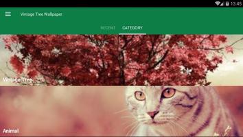 Vintage Tree Forest Wallpaper screenshot 2