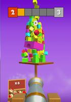 Destroy color -ball hit color tower 3D imagem de tela 1