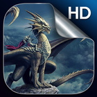 HD Dragons Fond d'écran Animé icône