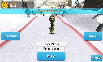 Real Snowboard Endless Runner capture d'écran 2