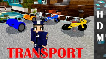 Simple Transport mod for mcpe ảnh chụp màn hình 1