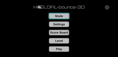 Bounce ball 3D HOLOFIL スクリーンショット 1