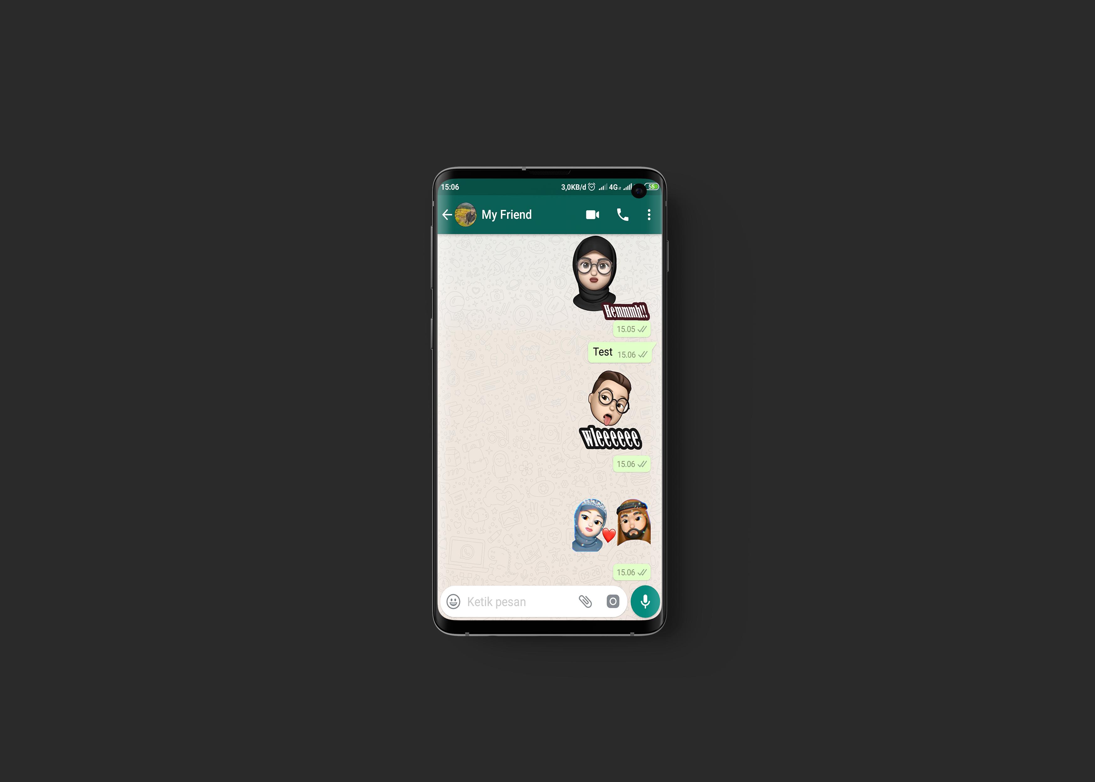 Hijab Emot Icon Sticker Maker Wastickerapps For Android Apk