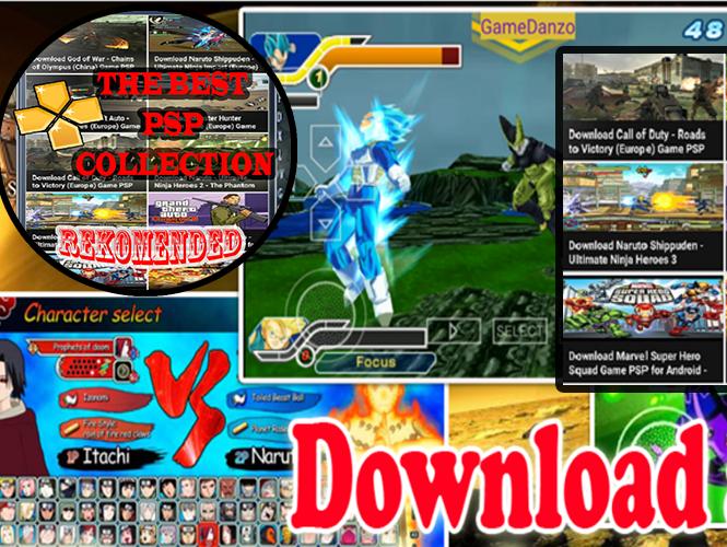 PSP GAME LIST FILE ISO AND EMULATOR DOWNLOADER APK pour Android Télécharger