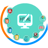 HTML Code Play icono