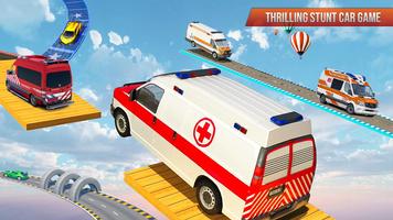 Ambulance Stunt Game स्क्रीनशॉट 1