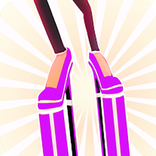 High heels io run - Slide rails 3D