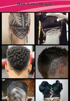 Hair Tattoo Designs Affiche