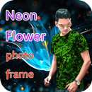 Neon Flower Photo Frame APK