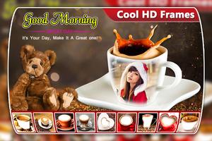 Coffee Cup Photo Frame Affiche