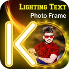 Lighting Text Photo Frame icône