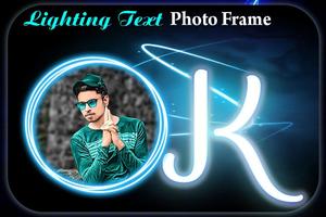 Lighting Text Photo Frame Affiche