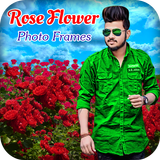 Rose Flower Photo Frame icône