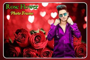 Rose Flower Photo Frame постер