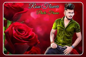 برنامه‌نما Rose Flower Photo Frame عکس از صفحه