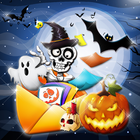 ikon Tema Halloween Kartu Ucapan