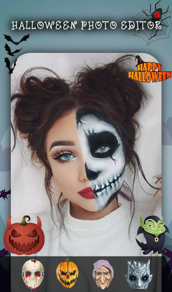 Halloween Makeup Photo Editor - Scary Makeup pour Android - Téléchargez  l'APK
