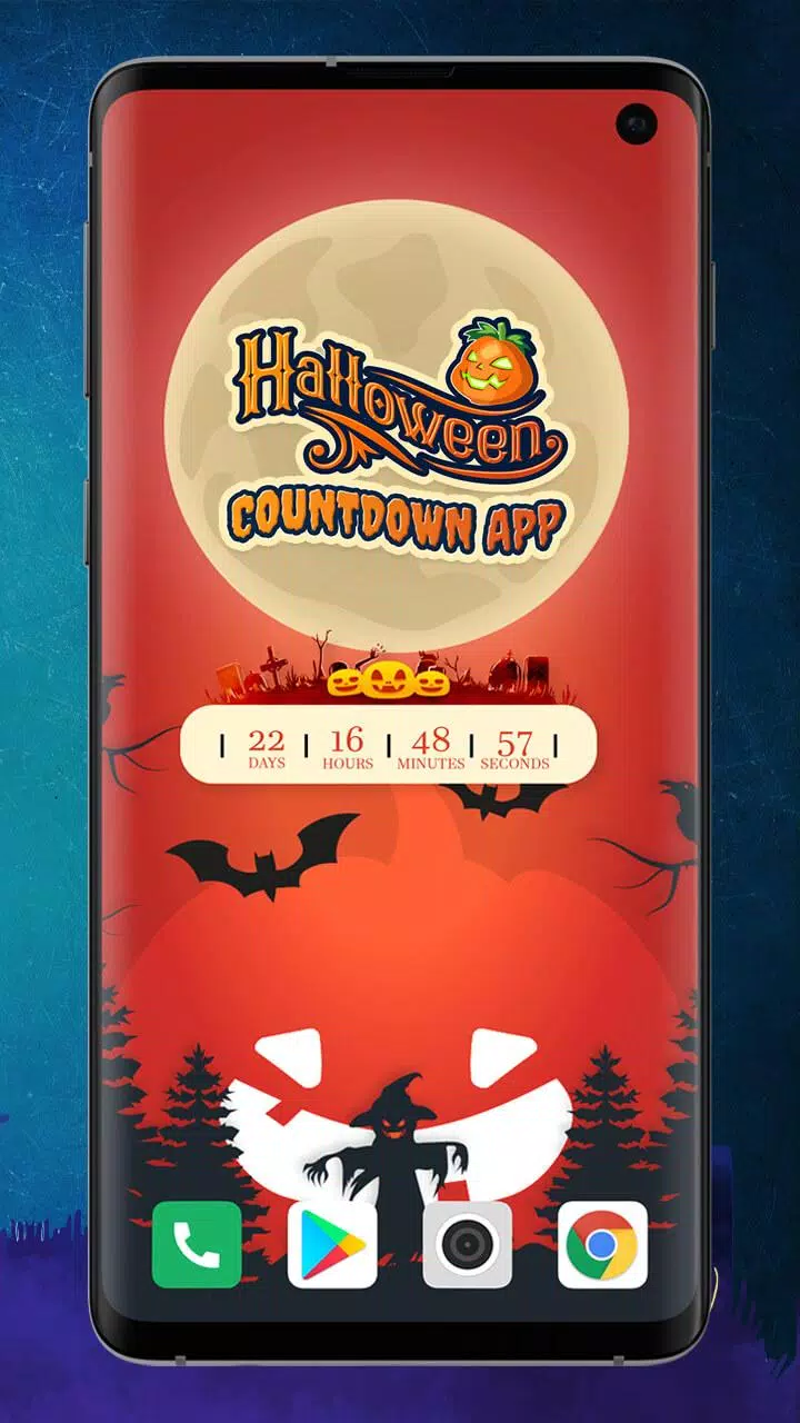 Aplikacja Odliczanie Halloween - Zegar Odliczający APK do pobrania na  Androida