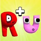 Merge Alphabet- Offline Run 3d آئیکن