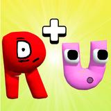 Merge Alphabet- Offline Run 3d آئیکن