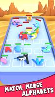 Merge Alphabet- Offline Run 3d پوسٹر