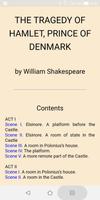 Hamlet by William Shakespeare Affiche