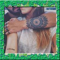 Poster Hand Tattoo Design