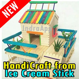 New! Craft ideas from ice cream sticks icon