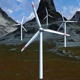 Meditación de turbinas eólicas