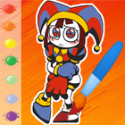 Digital Circus Coloring icône
