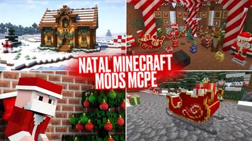 Natal Minecraft Mods MCPE Cartaz