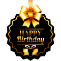 Happy Birthday stickers