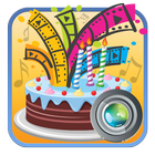 Happy Birthday Video Maker With Song And Photos ไอคอน