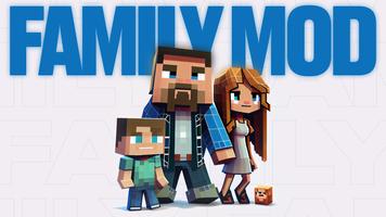 Family Minecraft Mods Plakat