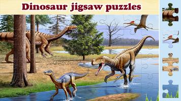 T-Rex Dinosaur Jigsaw Puzzles Affiche