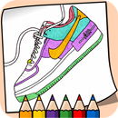 Glitter Sneakers Coloring Book APK