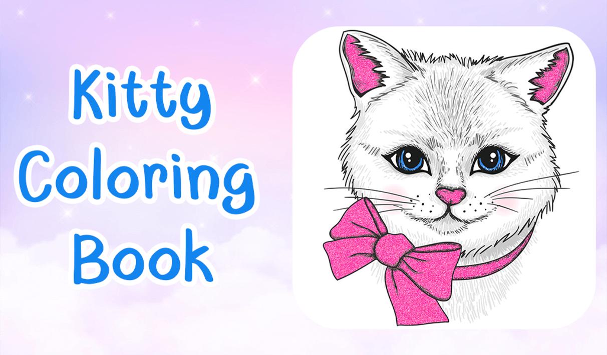 Download Glitter Cute Cat Coloring Book - Kitty Games for Android ...